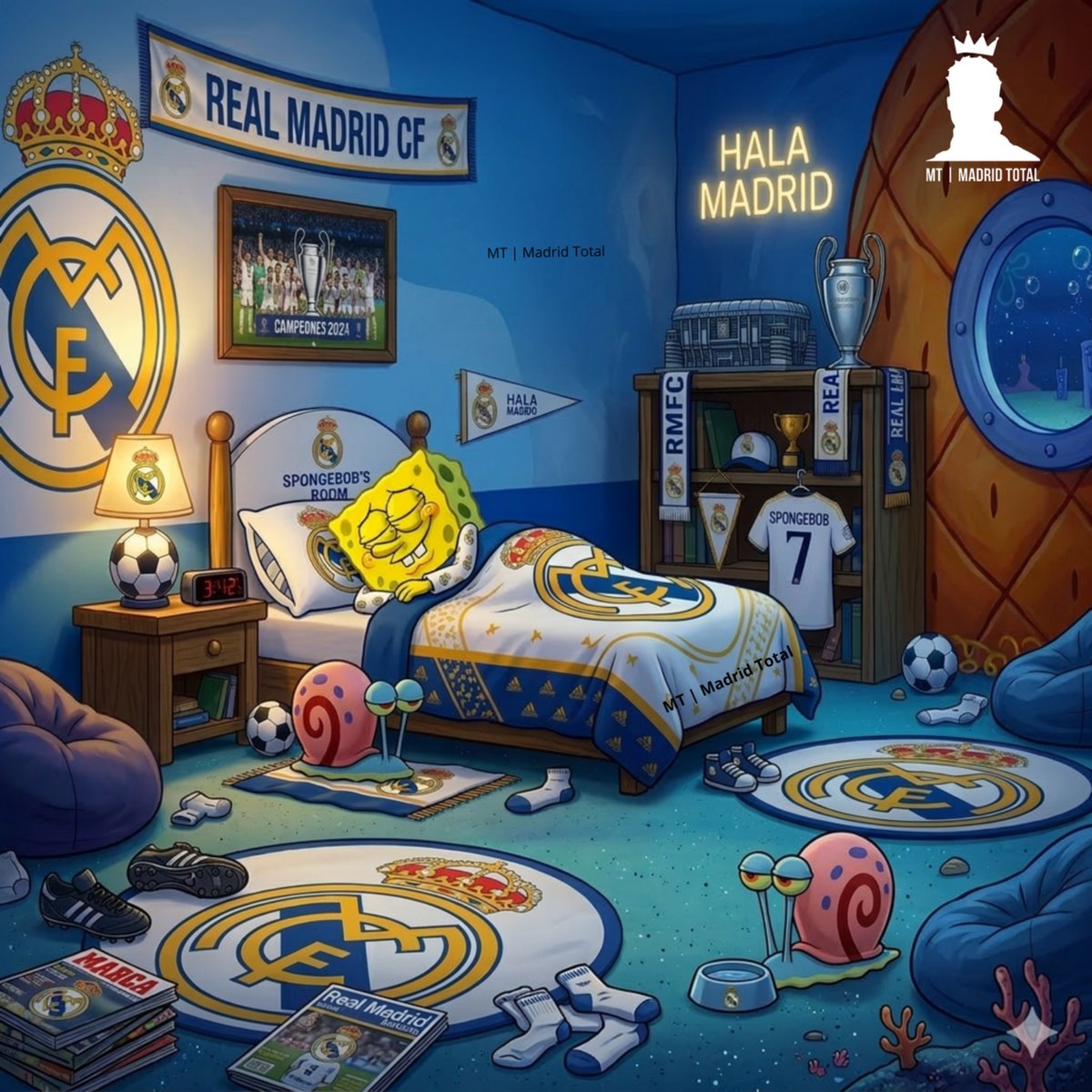 madrid_total2's tweet photo. Que bien se duerme cuando el Real Madrid gana goleando. 😮‍💨 https://t.co/Lxl7PfUMwE
