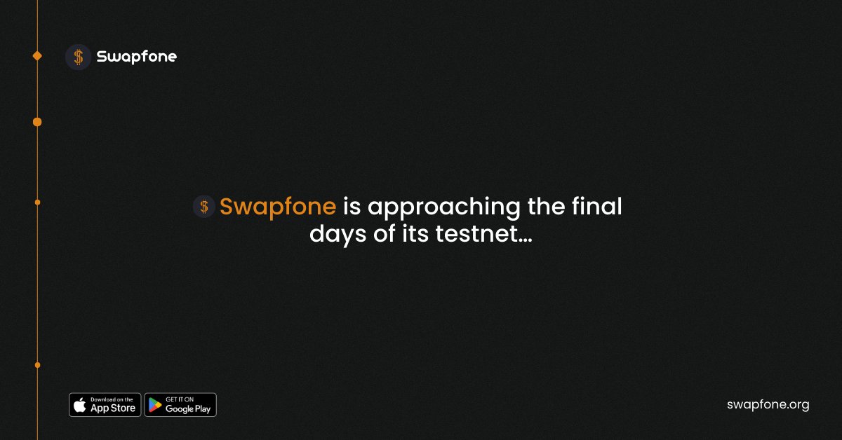Swapfone is approaching the final days of its testnet…

Get ready for one of the biggest crypto migrations and launches of 2026!

We are building an extraordinary success story: over 2 million users in the first seven months of Swapfone’s testnet. And Swapfone isn’t even one