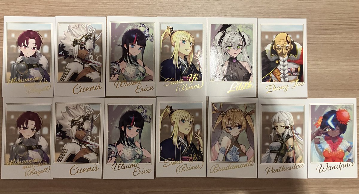 oh_doguuuu's tweet photo. 譲渡交換 Fate/GrandOrder FGO フェス 2025 ポートレイト ポートレート ポトレ D

譲：バゼット、カイニス、エリセ、ライネス、リリス、ブラダマンテ、張角、ペテンレイシア、ワンジナ

求：ガウェイン
郵送交換を希望します。
検索からでもお気軽にお声がけ下さい。 https://t.co/EMpLUYlMW4
