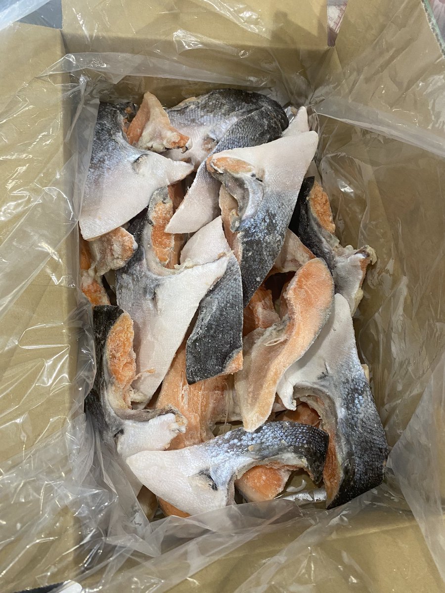 ふるさと納税でこれ3箱届いて冷蔵庫パンパン⸜🐟⸝‍