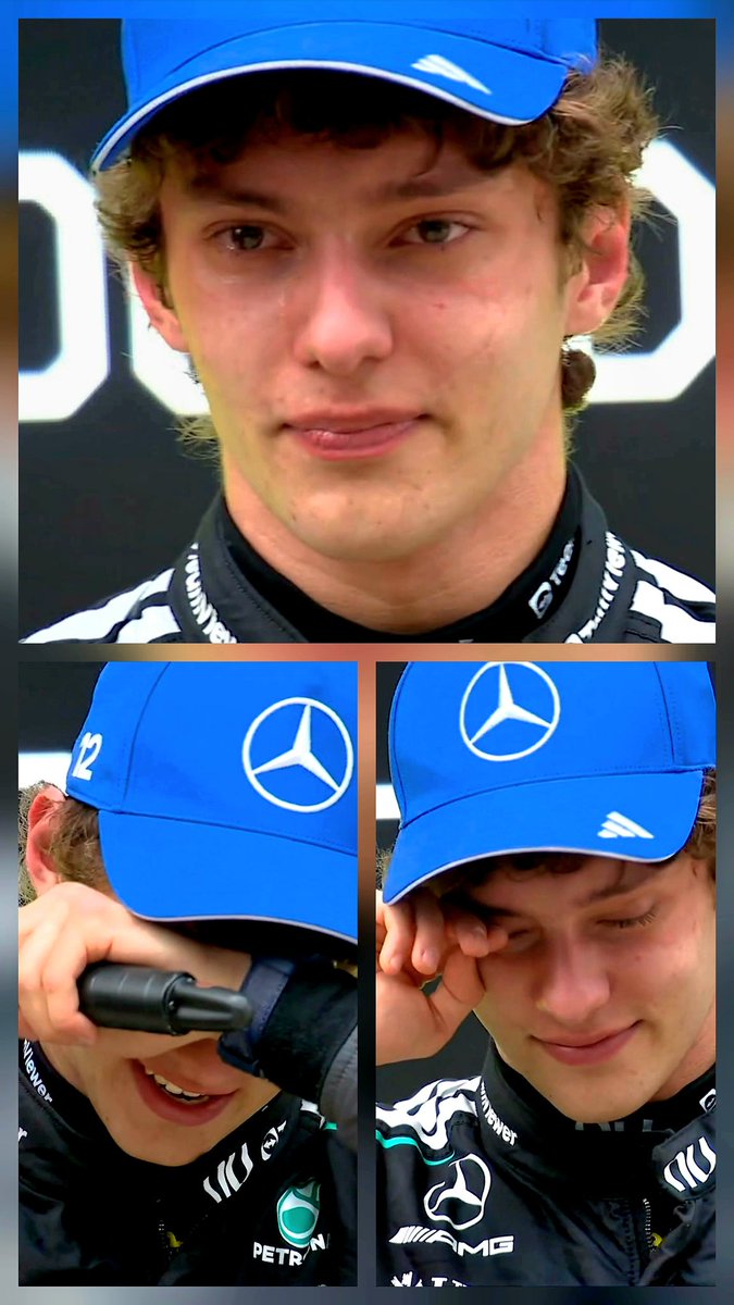 Ci è entrata una "prima volta" negli occhi. 
Le lacrime di Andrea Kimi Antonelli nel giorno che ricorderà per sempre. Fuoriclasse di precocità, di talento e maturità, ma anche di semplicità. 
Sapevamo tutti che sarebbe arrivato questo momento prima o poi, ma viverlo fa tutta la