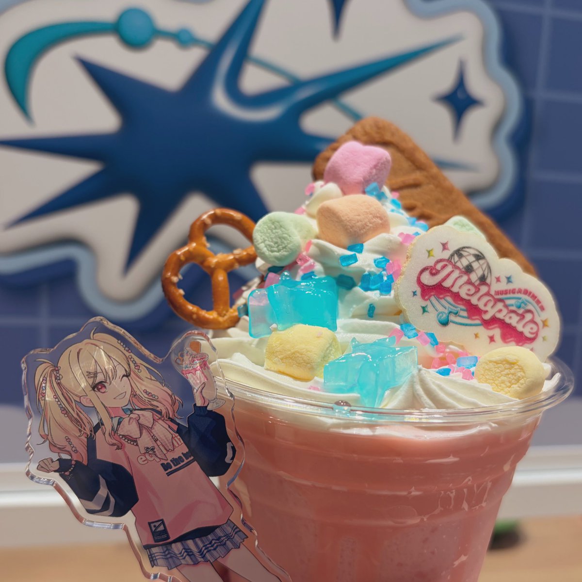 sakicha_pi's tweet photo. メロパレカフェ行ってきた！！
トレカ、咲希ちゃんだけ出なかったん🥲 https://t.co/DAvSwMcEIb