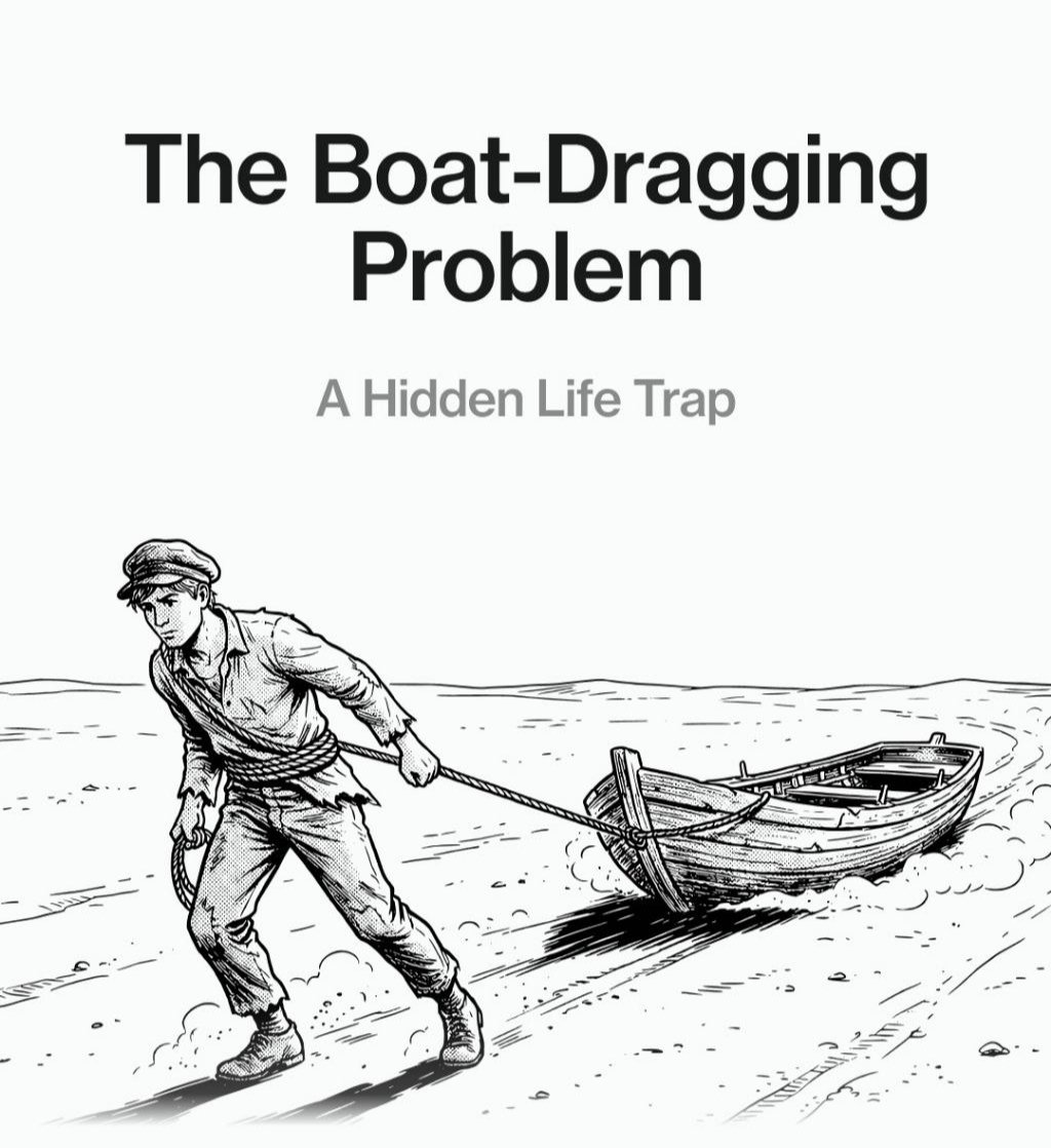 PhilosophyMonk's tweet photo. The Boat-Dragging Problem

A Hidden Life Trap 🧵 https://t.co/NBH8dPmXRE
