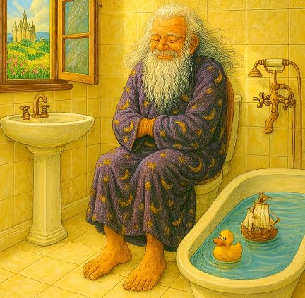 BathroomWizard1's tweet photo. This is the Bathroom Wizard 🧙‍♂️

He's been sitting on his throne 
watching crypto charts for 4000 years...

His portfolio? Immaculate 📈
His timing? Perfect ⏰
His location? You already know 🚽

Comment 💩 if you're buying 
$BWIZ TODAY 14:00 EST 👇

https://t.co/1kxeAPXJ1c

$BWIZ https://t.co/G0gjMsozlZ