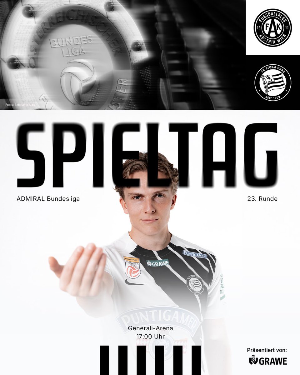 SKSturm's tweet photo. Die Meistergruppe beginnt in Wien! 🔥 #sturmgraz #AdmiralBL #FAKSTU #GRAWE https://t.co/uGNI9aLCU5