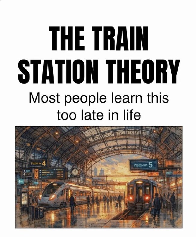 The_HumanCodee's tweet photo. THE TRAIN STATION THEORY

// Thread // https://t.co/Ica2krgK8T