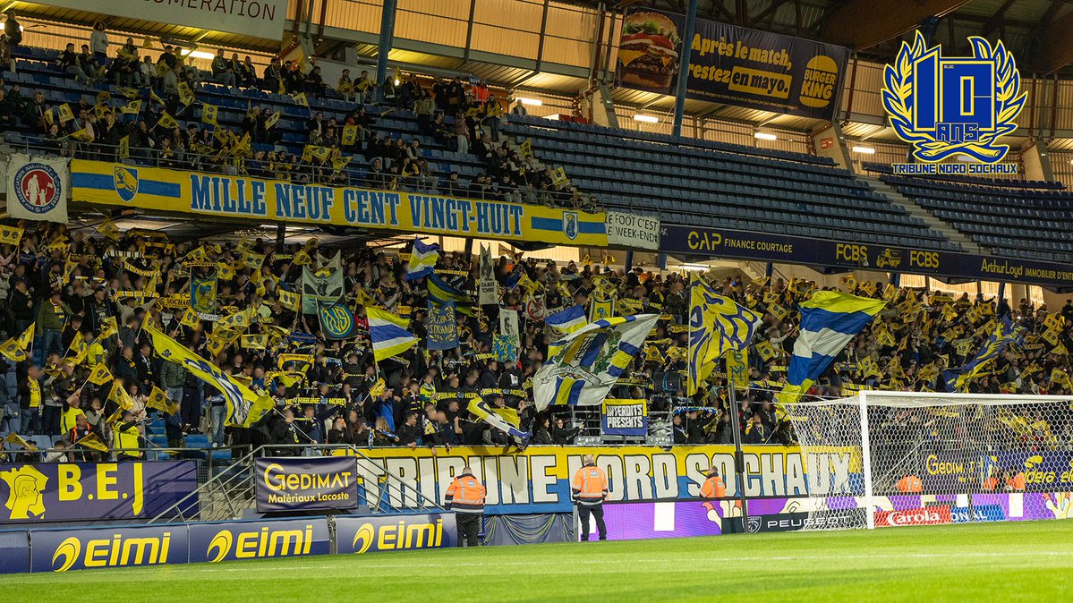 Tribune Nord Sochaux tweet media