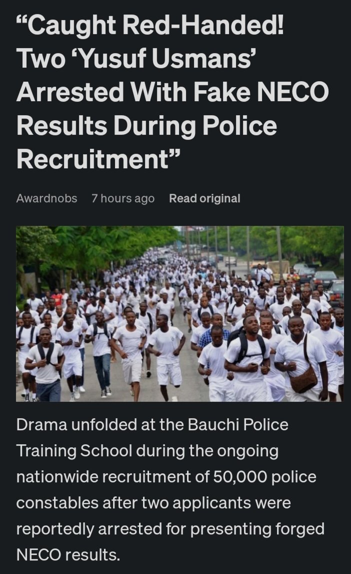 Why will they be arrested, Politicians are allowed to forge, but not police constables?