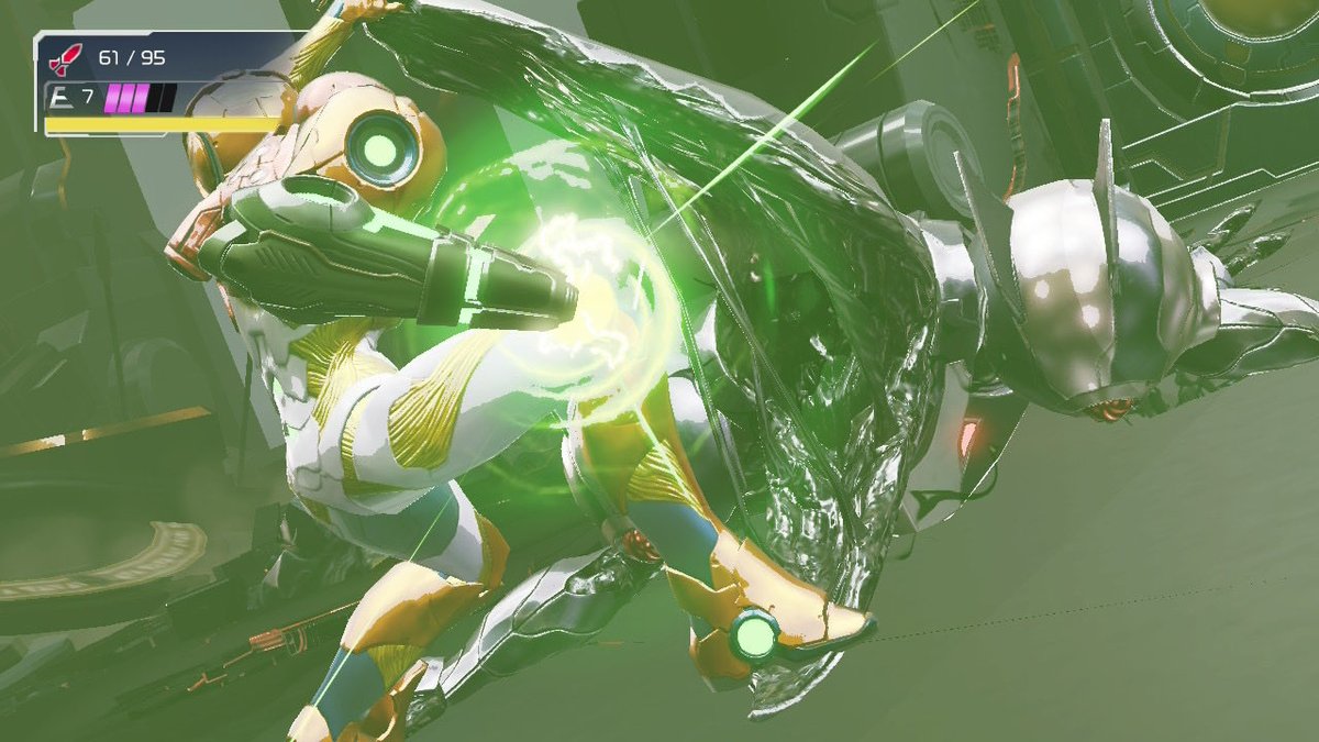 CagedCrown's tweet photo. Metroid Dread is really rewarding once you understand the mechanics. These boss fights are really fun https://t.co/GqLhPVTcAq