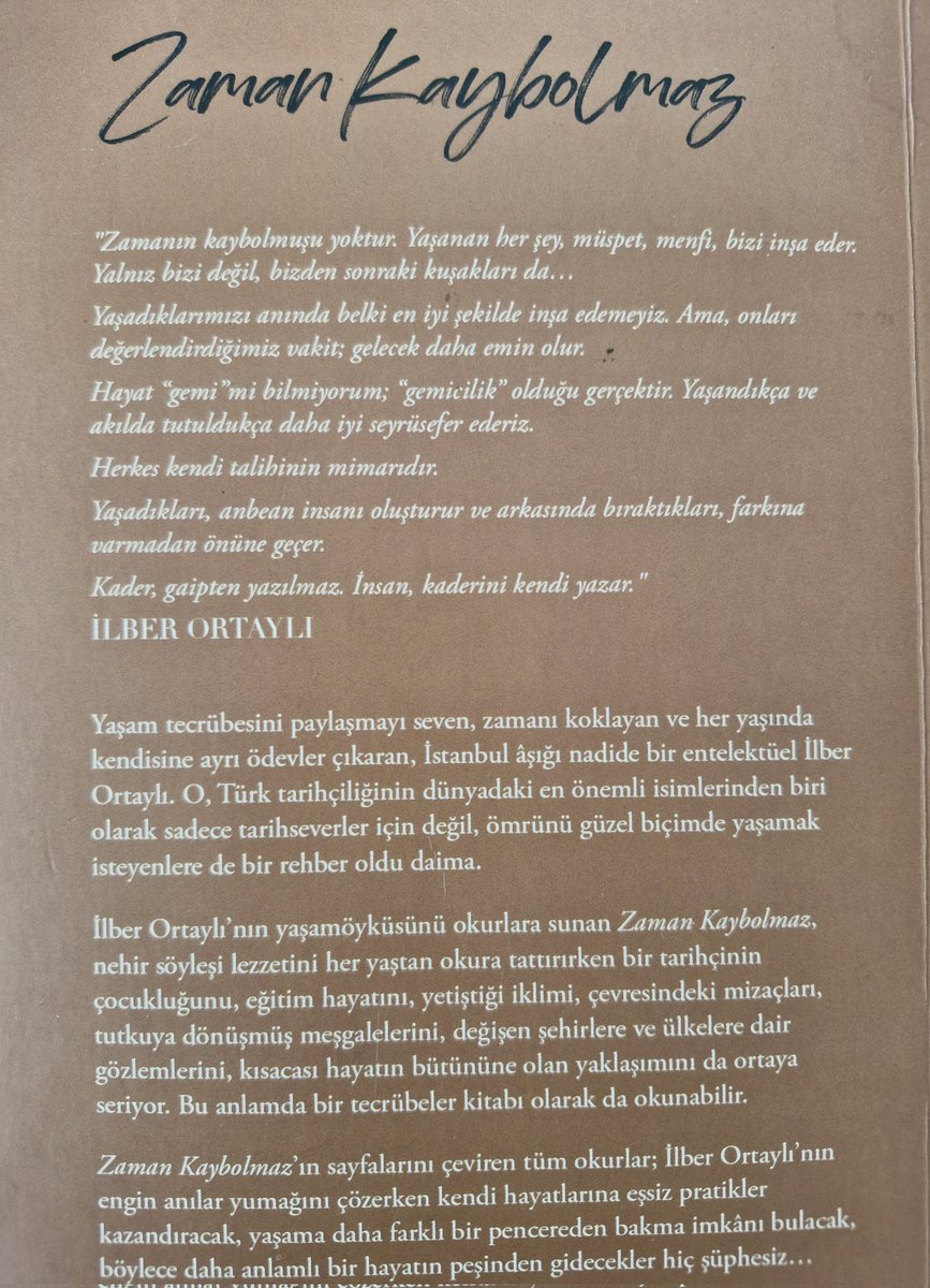 <a href="/ILBERORTAYLIGSU/">İlber Ortaylı</a> "Zaman Kaybolmaz " Söyleşi , Nilgün Uysal , Kronik Yayınları