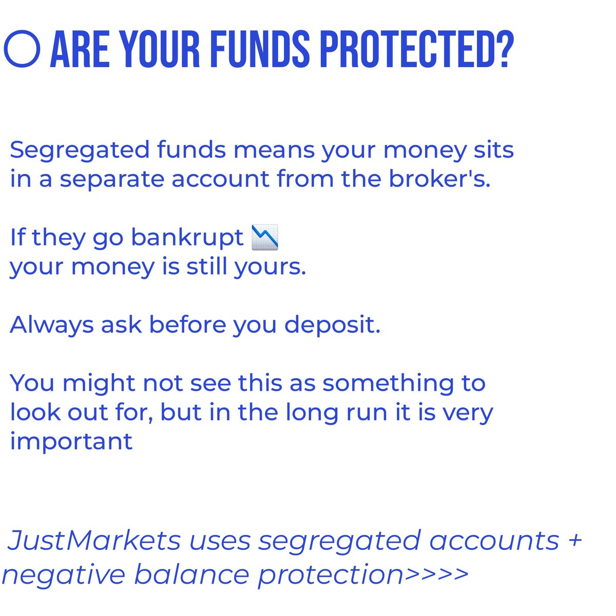 MONRealsamson's tweet photo. @JustMarkets_ This here is very crucial.  Protects you from negative balancing. https://t.co/9FtsXduqd2