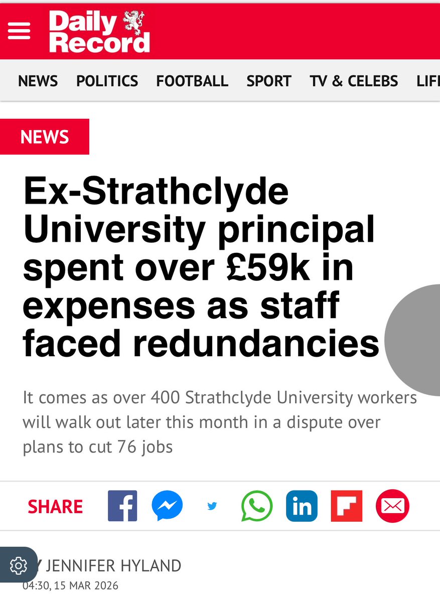 Strathclyde UCU tweet media