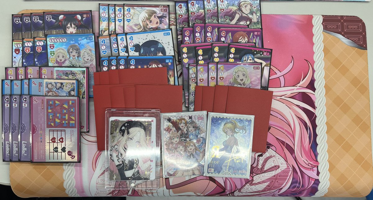 第6回ひゃくまんCS結果発表！

優勝: わるつ さん【青紫ミラステ】

準優勝: ミウミ さん【青紫ミラステ】

3位: amarin さん【AiScReam(青紫ミラステ)】

4位: イナヴァ さん【声】

※3、4位はカード一部非公開

おめでとうございます！

次回は5/16(土)開催です🫖🪐

#ラブカ
#ひゃくまんCS