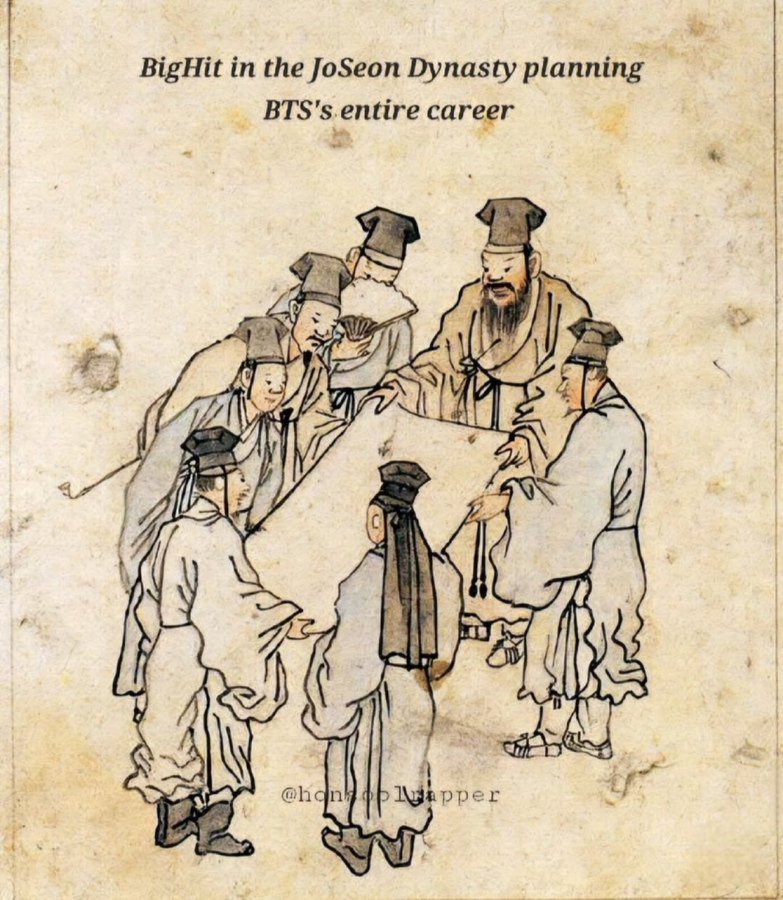 [🧵] ARMY'lerin çeşitli hesaplamalar sonucu buldukları ilginç detaylar:

HYYH döngüsü, 7 Koreli öğrencinin ABD'ye vardığı tarih olan 11 Nisan'da tekrar ediyor.
HYYH dönemiyle günümüz arasında 130 ay var. 
1896'da Kore müziğinin ilk kaydından bu zamana 130 yıl geçti. 
13 Haziran