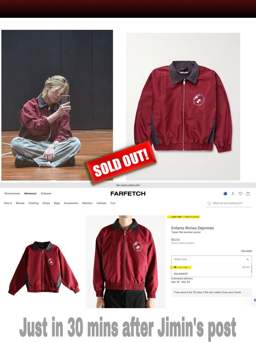 jimin_lil_devil's tweet photo. OMGGG ALREADY SOLD OUT???? 🤯😭 
Just in 30 mins ?? https://t.co/6Cauptq6gC