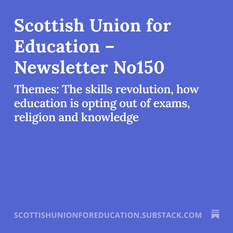 Scottish Union for Education (SUE) tweet media