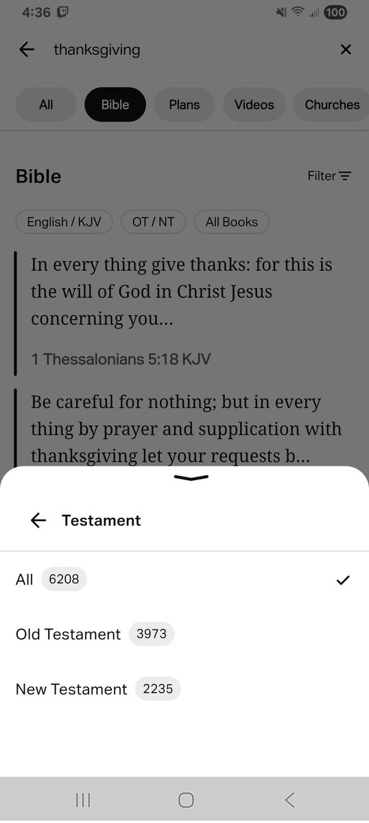 Ethan_RPGames's tweet photo. Was watching a life changing episode of @taylorawelch 's podcast called the Deep End where he said thanksgiving and gratitude are cheat codes in spiritual warfare so I looked up how many verses there are on this topic 🤣 https://t.co/zu8aO2cVfX