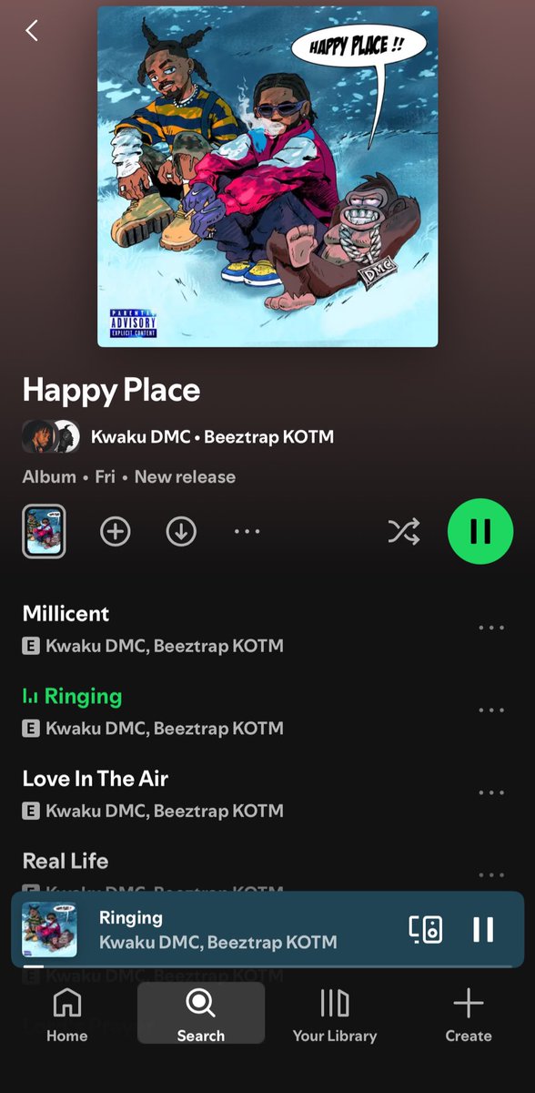 ygadpaul's tweet image. Every track carries a different energy, a different story, and a different vibe. From the first song to the last, it’s a journey you don’t want to miss. Kwaku Brobbey and Satansi Goliath really cooked fr 🔥🔥. 🔗 Link below fam ❤️