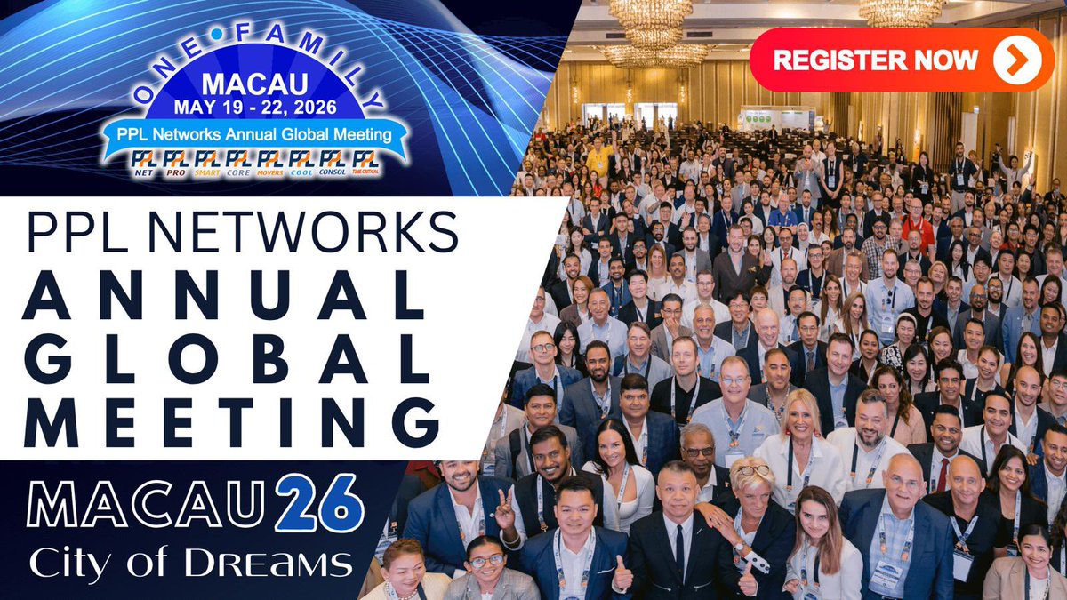 PPLNETWORKS's tweet photo. 2 months to go &amp; heading for a record high attendance….

Join us &amp; meet hundreds of freight forwarders at the  PPL Annual Global meeting 2026 which will take place at the fantastic Grand Hyatt in Macau 🇲🇴from May 19-22

Please register via below link 👇

https://t.co/I9vVBo7xP6 https://t.co/pNKWbCf0fp