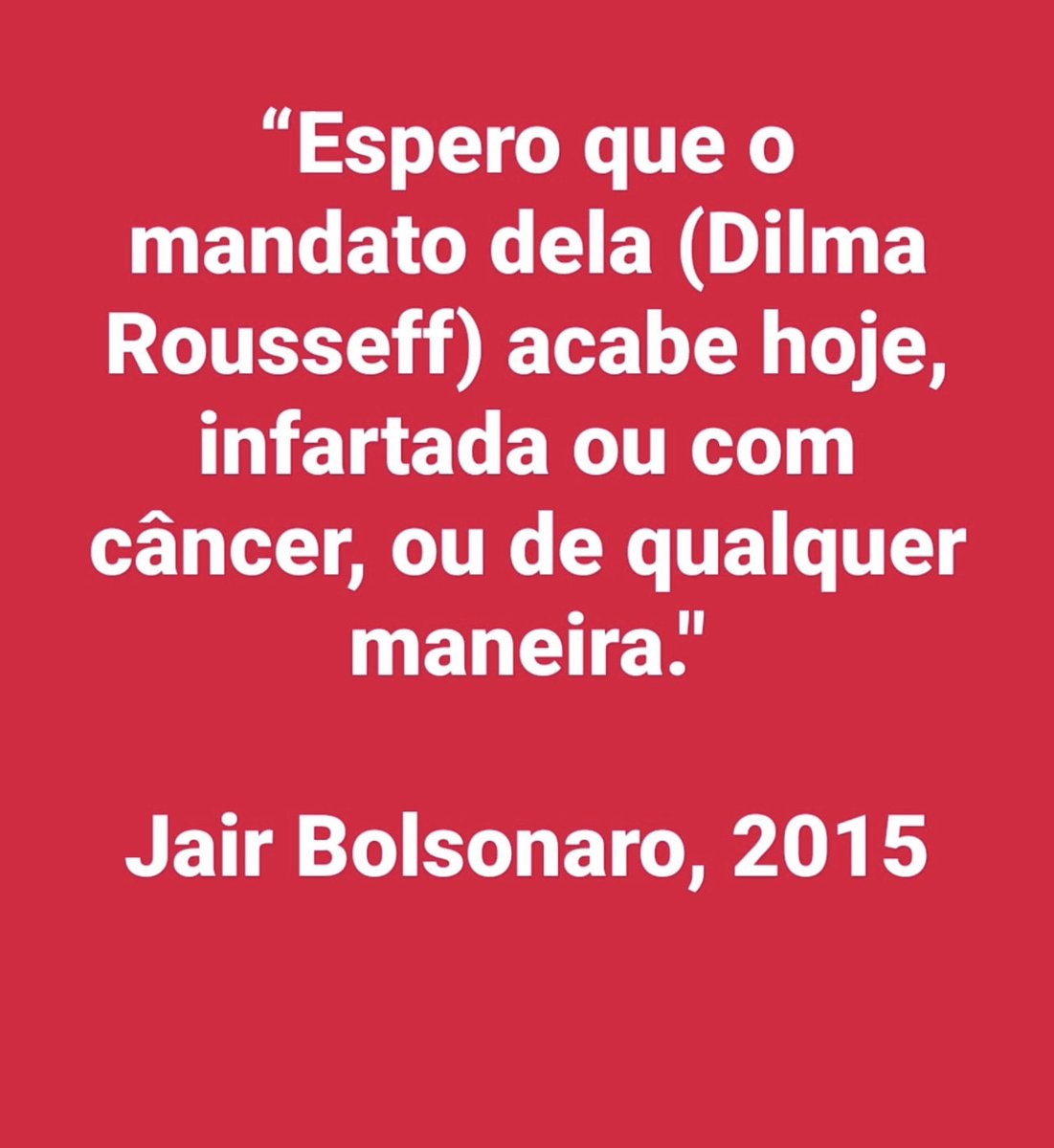 NÃO, NÓS NÃO ESQUECEMOS.