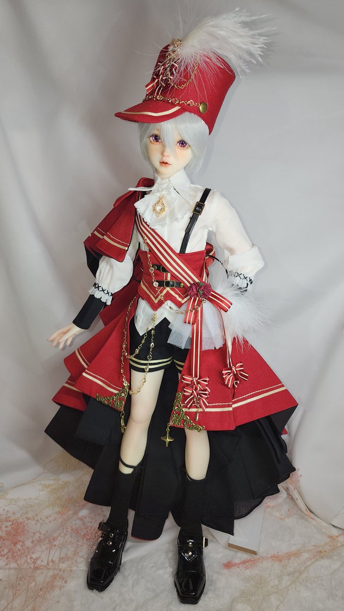 ohZj741MaeprZL6's tweet photo. #咲夜物語 さんのお洋服✨🎀
 #Xagadoll の  #talen くんに
早速着てもらった‼️
布がたっぷりでとても豪華✨
シルエットも美しい😍
チャームがとってもキラキラ✨でかわいい♡
とても眼福すぎる衣装( *´꒳`* ) https://t.co/v1rNDUcaQG