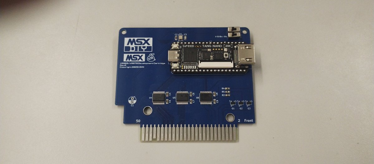 ivke2006 MSX0tab5 is comming. MSX2++VDP is working. MSX2++sound