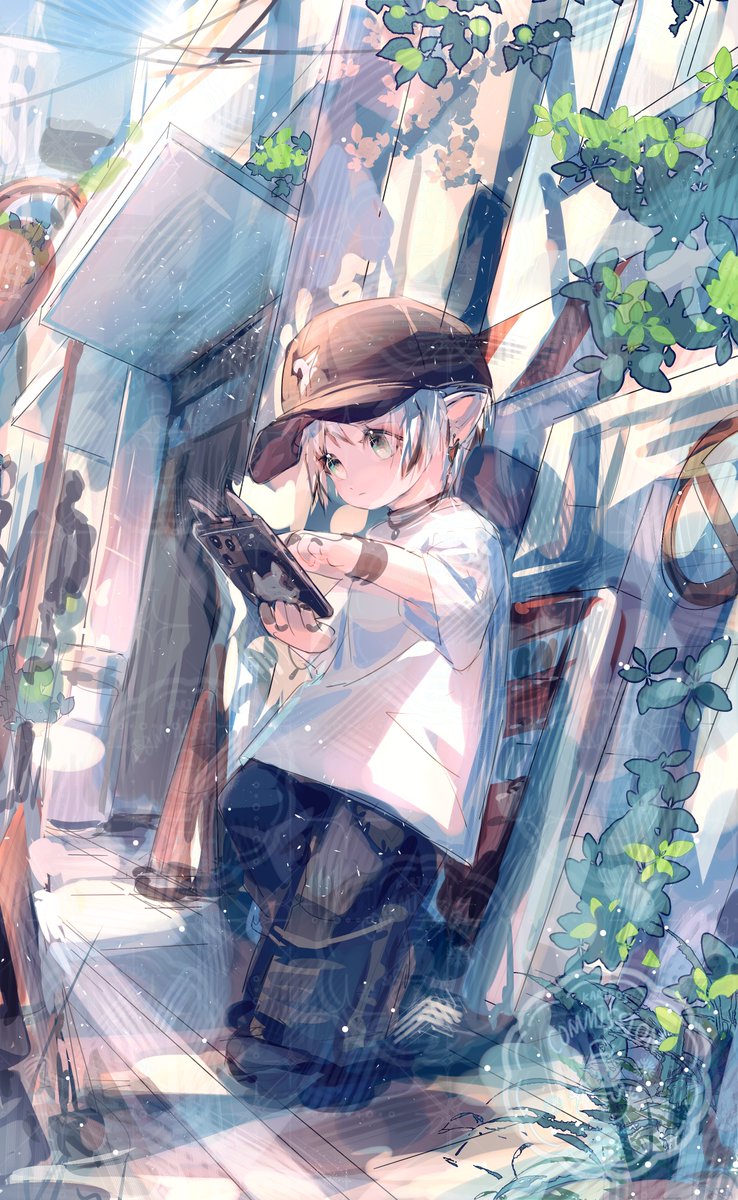 Rikaa32_'s tweet image. Just scrolling on another sunny day🌞
#lalafell #ララフェル