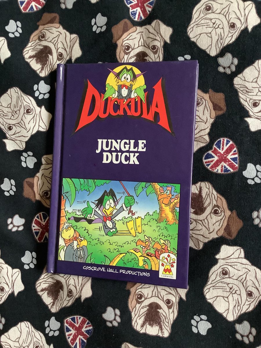 WatsonsVintage's tweet photo. A Fu, Nostalgic Book Gift for a #CountDuckula Fan! RARE 1990 Vintage 'Count Duckula - Jungle Duck' Hardback Carnival Book - 90s Childhood Nostalgia - Retro Birth Year Gift - Nanny Fan https://t.co/FX41n8Mvf6 via @Etsy #VintageBooks #ChildrensBooks #1990Gift #90snostalgia https://t.co/ORkfZ0VUKu