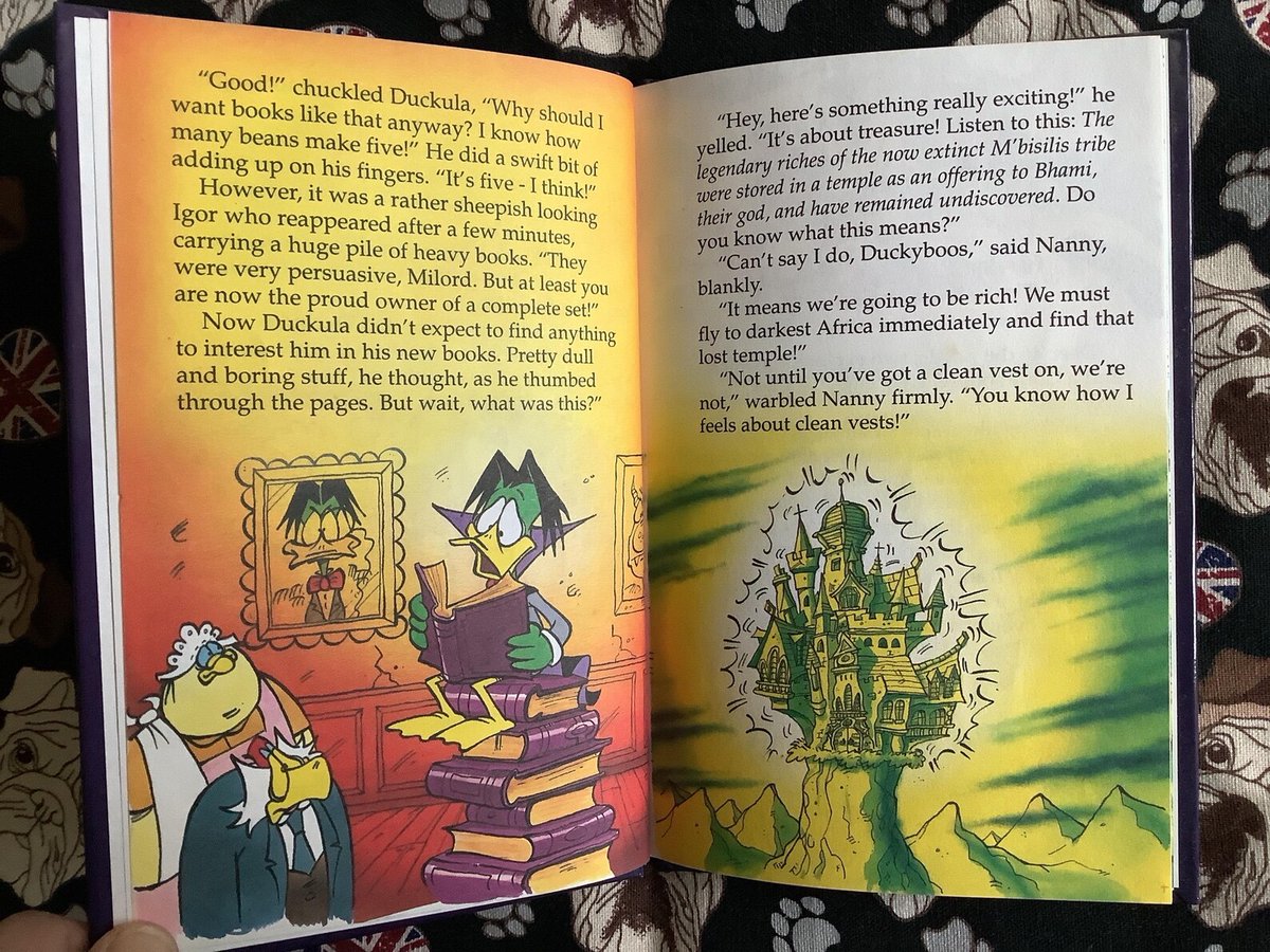 WatsonsVintage's tweet photo. A Fu, Nostalgic Book Gift for a #CountDuckula Fan! RARE 1990 Vintage 'Count Duckula - Jungle Duck' Hardback Carnival Book - 90s Childhood Nostalgia - Retro Birth Year Gift - Nanny Fan https://t.co/FX41n8Mvf6 via @Etsy #VintageBooks #ChildrensBooks #1990Gift #90snostalgia https://t.co/ORkfZ0VUKu