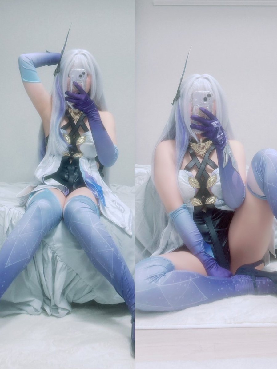 叶愛のスカークコスプレ❄️（原神）