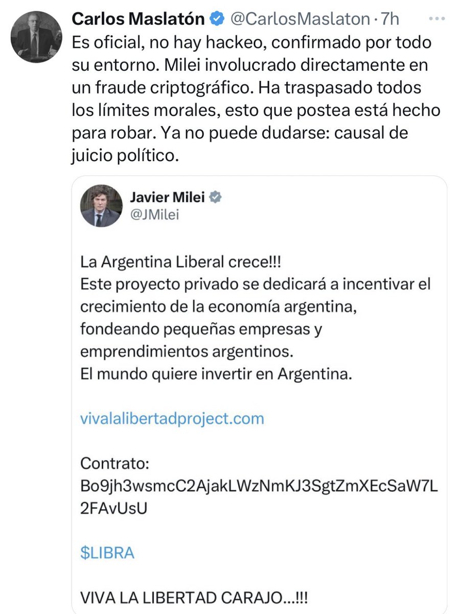 Carlos Maslatón tweet media