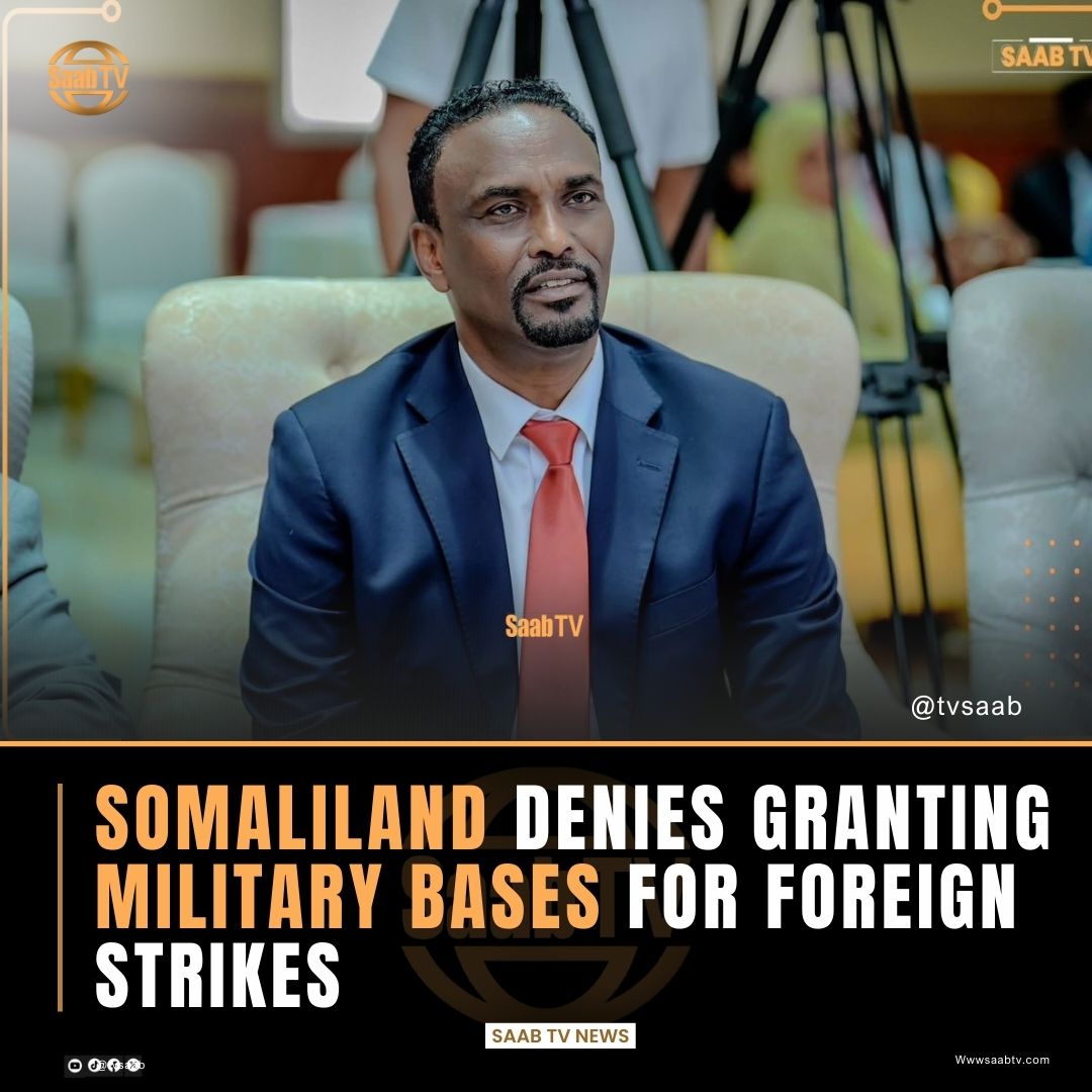 tvsaab's tweet photo. Somaliland's Foreign Minister, #Abdirahman Dahir Adan, has firmly denied rumors that Israel is operating #military bases in Somaliland to launch attacks against Houthi forces in Yemen.
In a #BBC interview, he stated that recent Bloomberg reports took his words out of context and dismissed the military base claims as baseless propaganda spread by adversaries.
While rejecting the existence of any current military agreements, the Minister did confirm that Somaliland and Israel maintain strong diplomatic ties and mutual recognition, adding that any future agreements will be negotiated when appropriate.