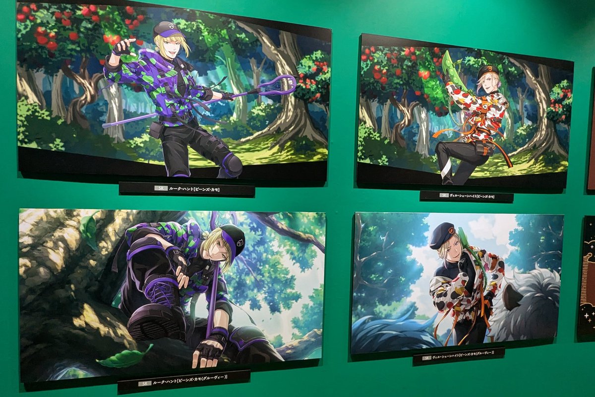 BR_mami's tweet photo. ツイステ展行って来たー！
展示どれもとても良かった
虚無のガラ背景を撮ったので後で色々やって遊ぶ🌷 https://t.co/TQHrUS3VQV
