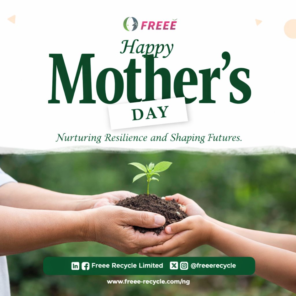 Freee_Recycle's tweet photo. Mothers nurture, protect, and inspire just like nature itself. 🌍💚
Today, we celebrate every mother whose love builds stronger families and a better world.
Happy Mother’s Day to all the amazing moms out there! 💐 https://t.co/j14iSFMuLB