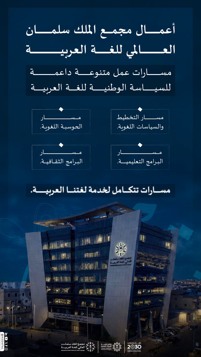 مجْمع الملك سلمان العالمي للغة العربية tweet media