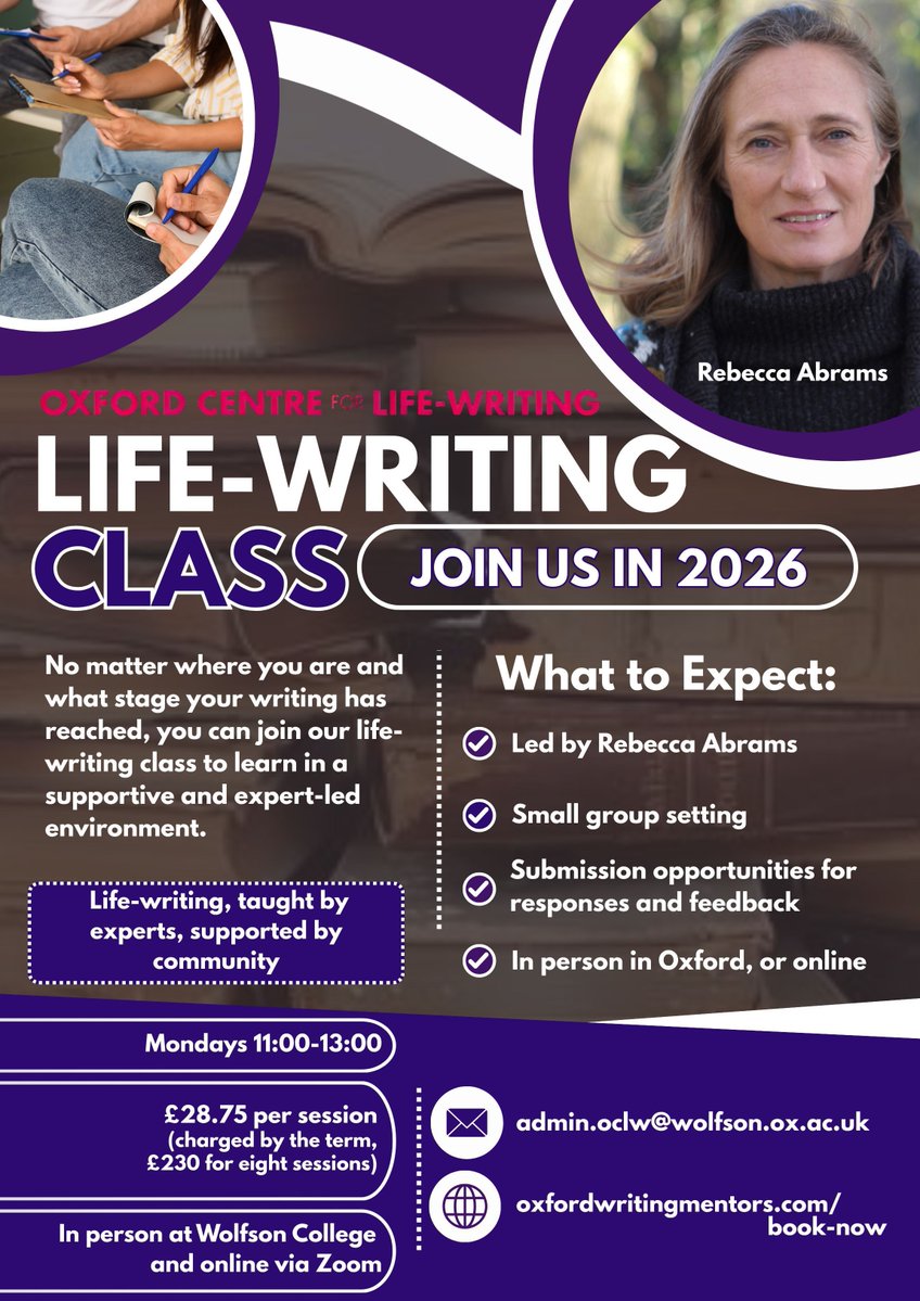 Oxford Life-Writing tweet media