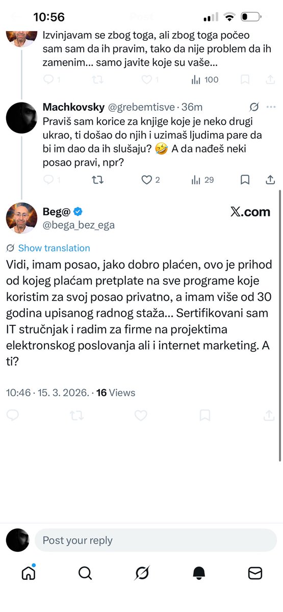 Pošto si sisetina lopovska koja pita pa blokira, moram ovako:
Neko zbog kog će ti tvoj bedni biznis propasti. <a href="/bega_bez_ega/">Beg@</a>