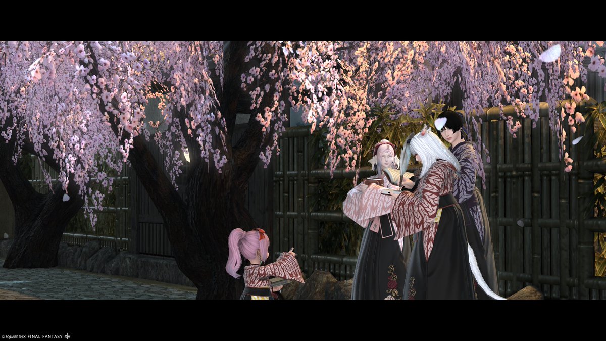 #パンデモ桜並木 #FF14