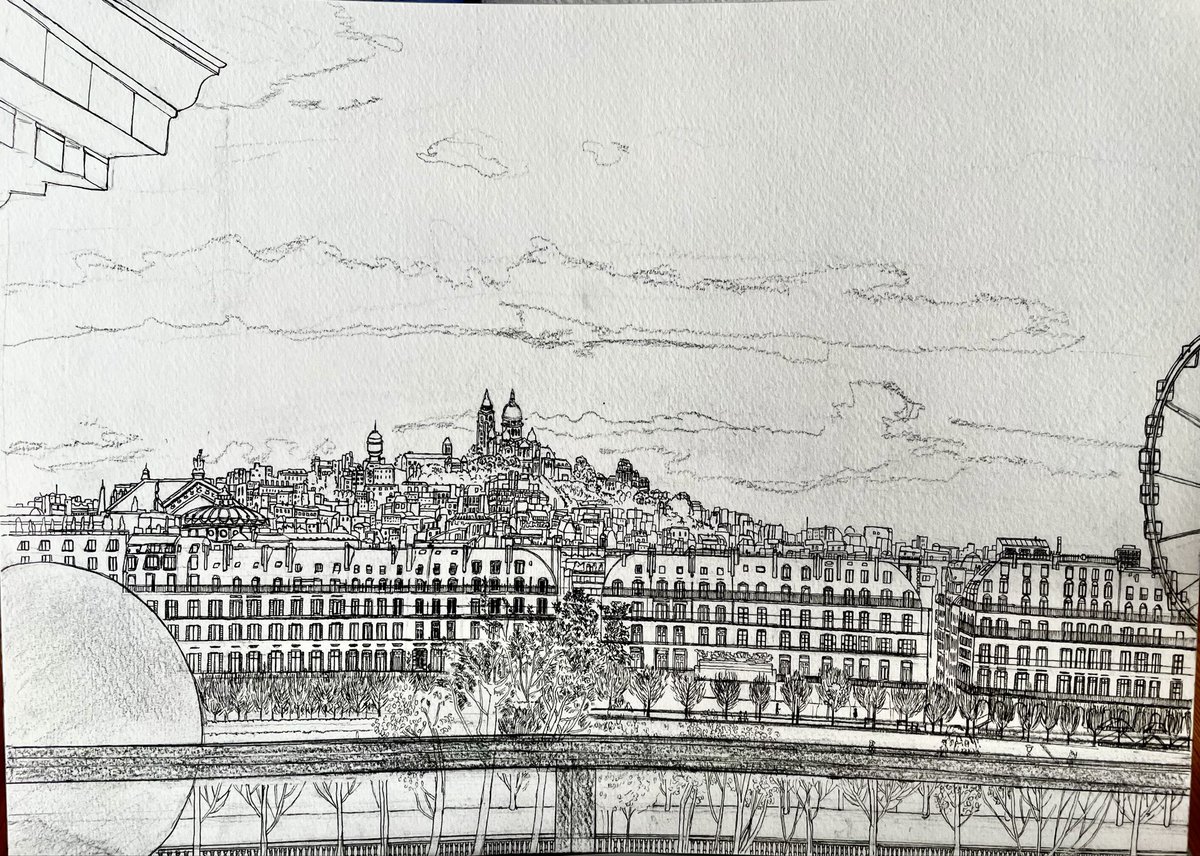 naompty57's tweet photo. 線入れ完了
#ミリペン
#fordrawing
#イラスト
#illustration
#オルセー美術館　から
#orsaymuseum
#paris https://t.co/UgHqzaZD8r