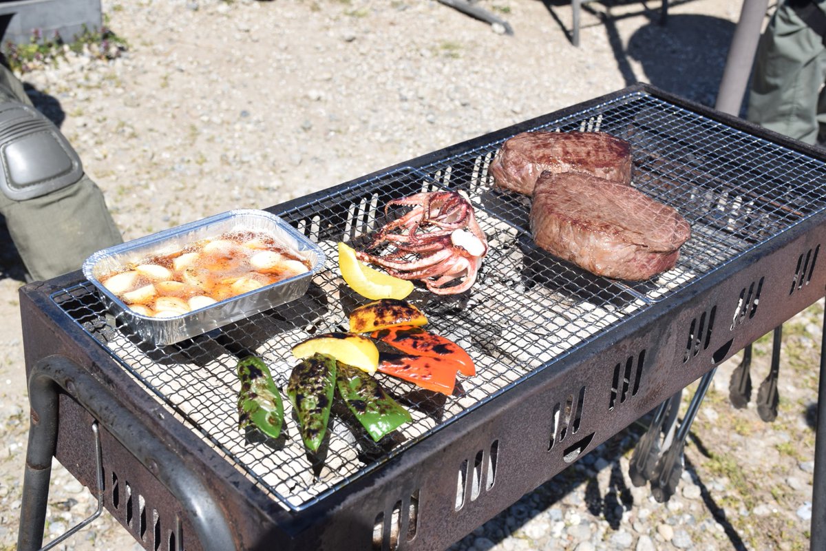 kirisimateitoku's tweet photo. 本日のワイ氏
ロックヒルで弾撃って肉焼いてました https://t.co/tin5X9PmLY