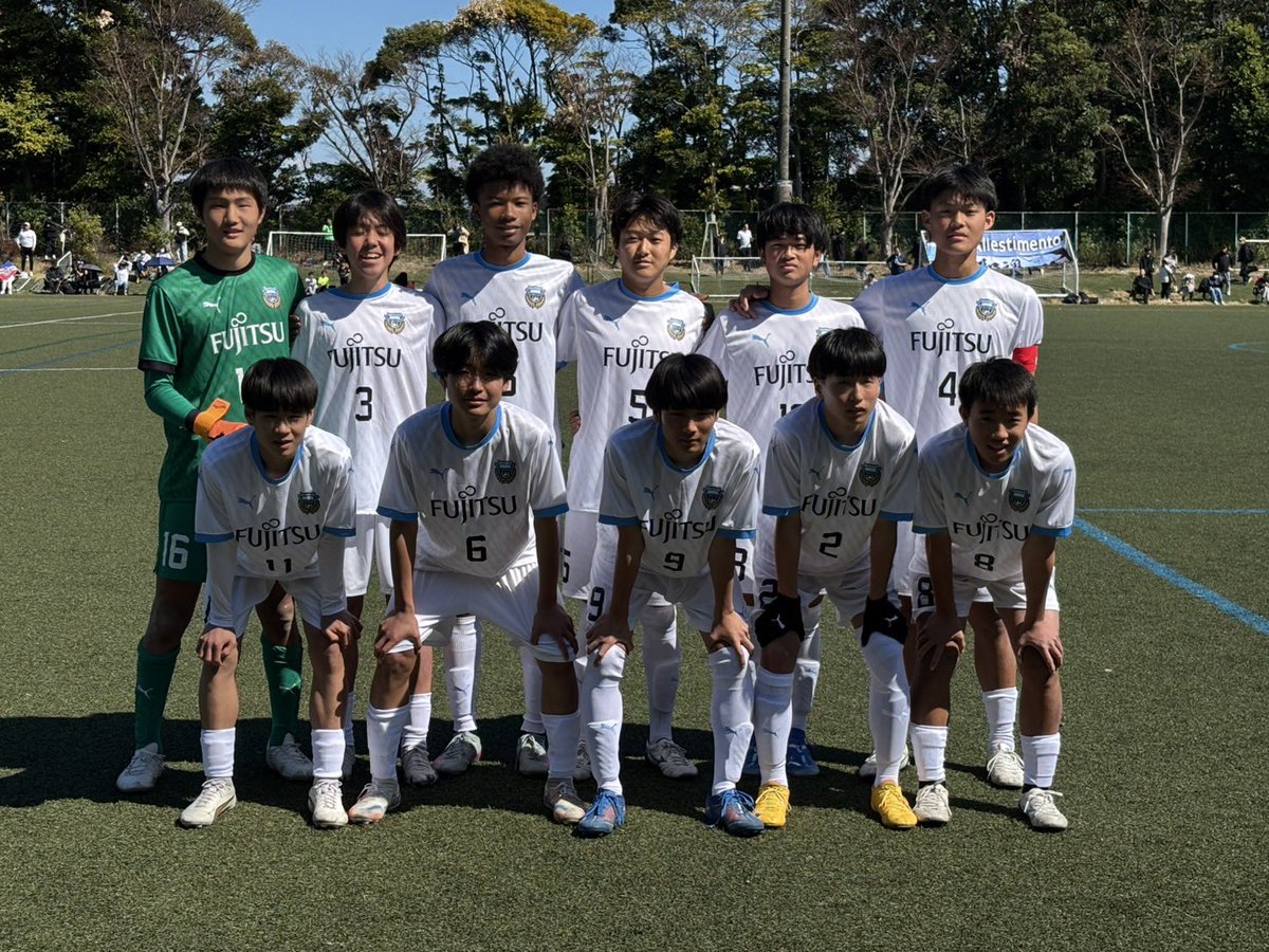 frontale_kids's tweet photo. 【U-15生田】高円宮杯JFAU-15サッカーリーグ関東1部

〜 第2節 vs 横浜F・マリノスJY追浜〜
○3-0（0-0/3-0）

♢得点者♢
佐藤慶
上野煌士郎×2

応援ありがとうございました!!

（アカデミー）#frontale https://t.co/AR9iI9pBHS