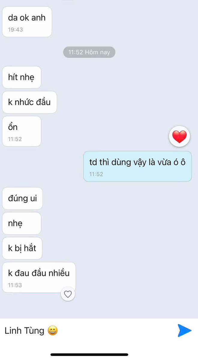 Chai 30ml chai tròn mùi thơm 
 giá 300 giảm còn 265k
Ship toàn quốc 
Giao nhanh Sài Gòn 0899379032
Hàng không đau đầu hay rát mũi