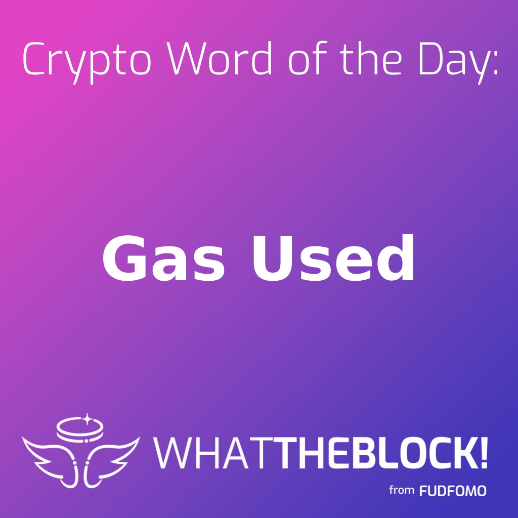 fudfomogroup's tweet photo. 🔐 Crypto Word of the Day: Gas Used
Think about having a car that runs on gas; to go anywhere, you need to fill up the tank. In the world of smart contracts, "Gas Used" is like the fuel that powers ...
https://t.co/IYNZU6vebZ
#Crypto #Blockchain #WhatTheBlock https://t.co/WJzNqyJDjA