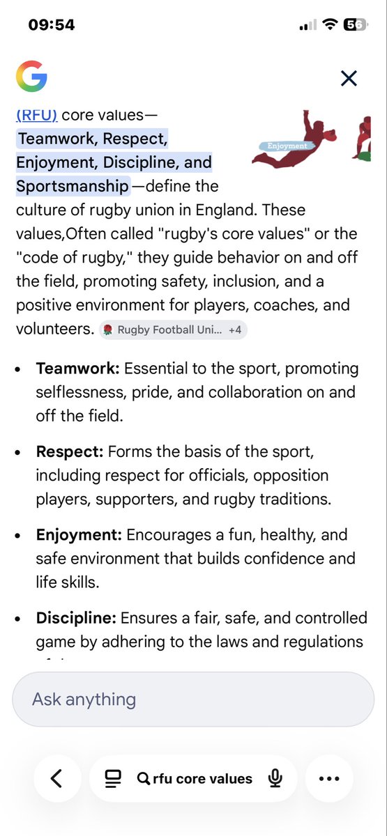 therealjcliff's tweet photo. @EnglandRugby @rfu congratulations on a fine performance yesterday - it may be worth taking a look at RFU Core Values as a squad -you’re there to set an example to the next generation of young English children - Respect is a core value swearing and goading opposition aren’t https://t.co/trXBhcYHvX