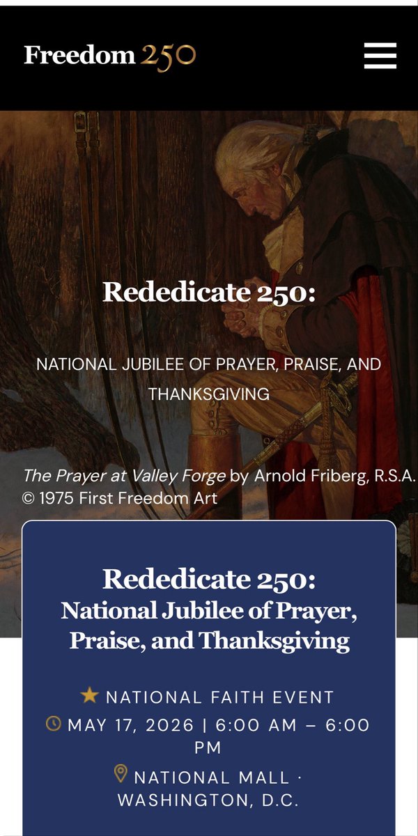 BobFox47's tweet photo. A very unique spiritual event is going to happen this May 17 in Washington DC. 
The president’s proclamation about this is well worth reading at https://t.co/uwq5BcJ4Jq https://t.co/YjfbpTrn9D
