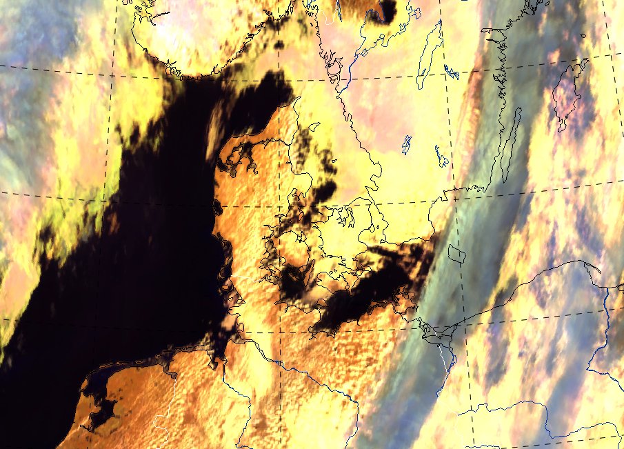 Wetterbesserung in Dänemark: Sonne folgt Regen von Westen