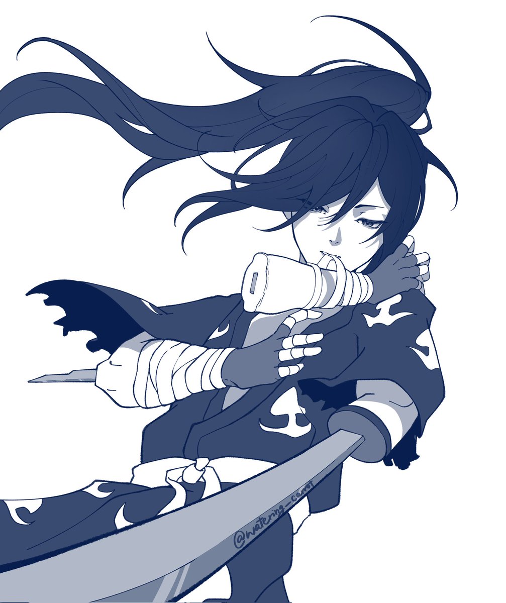 #Hyakkimaru Monochromatic Sketch (⁠~⁠‾⁠▿⁠‾⁠)⁠~