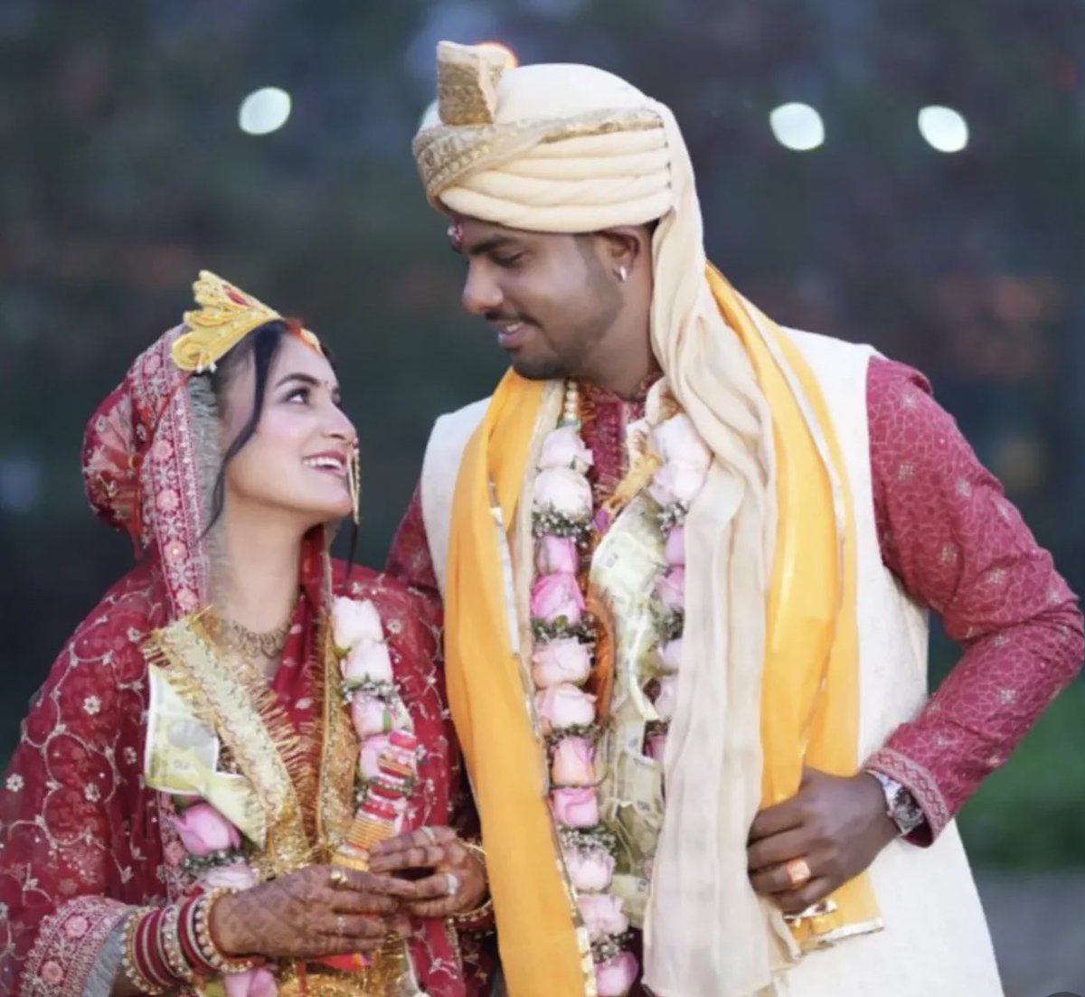 Cricket_live247's tweet photo. 🚨🚨Meet Yash Dayal’s wife Shweta Pundir. 

Shweta Pundir hails from Uttarakhand and is currently based in Delhi. She works as a content creator, social media influencer and broadcaster. She has over 587K followers on Instagram and more than 50K subscribers on YouTube. She has also worked on the sidelines as a broadcaster for the Intercontinental Legends League.

Yash Dayal and Shweta Pundir got married on February 4 in Noida in a private ceremony attended only by close family members, with no cricketers present at the wedding.

Meanwhile, Yash Dayal is currently facing two legal cases. One case was filed by his former girlfriend. Another case involves allegations related to a minor under the POCSO Act. An arrest warrant had been issued in the matter, but the Rajasthan High Court later stayed the warrant. The cases are still ongoing, and he is currently out on bail.

Despite these allegations and ongoing legal proceedings, Shweta Pundir chose to marry Yash Dayal.

Yash Dayal remains part of the RCB squad and is expected to play in the IPL 2026 season.