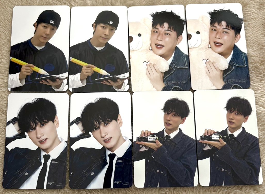 Yesung_Ayano's tweet photo. SUPER JUNIOR SEASON GREETING 2026 スジュ ラントレ ランダムトレカ　交換　MD

【譲】　ドンへ　ウニョク　シンドン
【求】　ヒチョル　イェソン

シンドン含めのお取り引きのみです。
まとめての方優先させていただきます。
よろしくお願いします。 https://t.co/Gr2DGRFe2z
