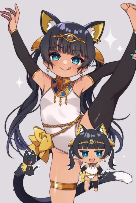 以前お知らせしたメロンブックス様にて私の描いた褐色エジプト猫耳ちゃんがグッズ化された企画ですが、ご好評のため2次受注が開始されました!!この機会にぜひお迎えしてくれると嬉しいです グッズ販売ページのURLは以下ツリーへ繋げます!↓↓